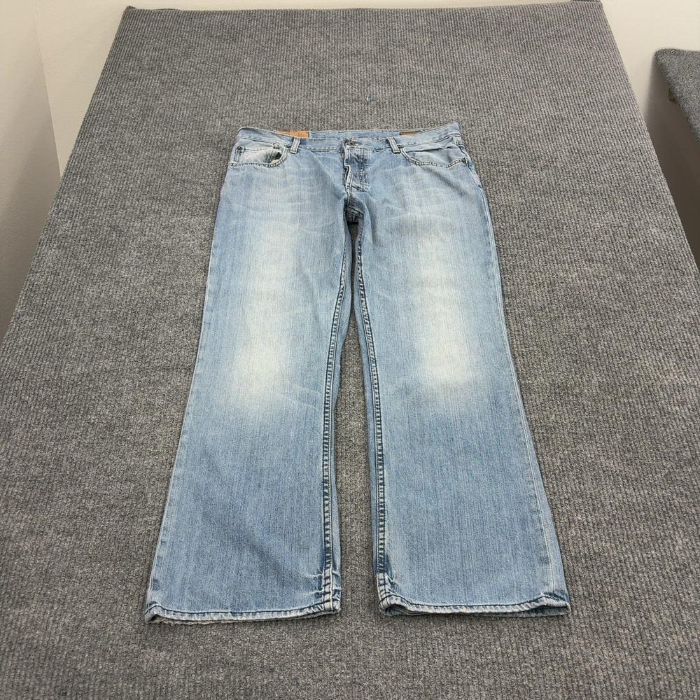 Gap Jeans Mens 36x30 Blue Cotton Boot Fit Denim Bootcut Vintage Style Casual